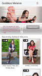 Mobile Screenshot of goddessmelanie.com